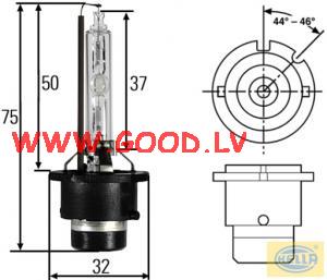 Ksenona spuldze Osram D2S