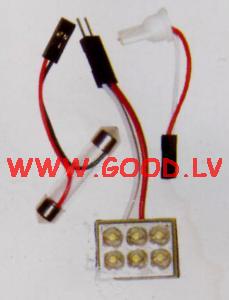 PCB-20x16-6LED (2 gab.)