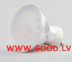 LED spuldze GU10 4W SMD diodes
