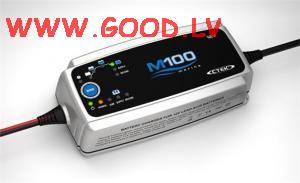 CTEK M100 uzldes ierce vidja izmra laivu akumulatoriem