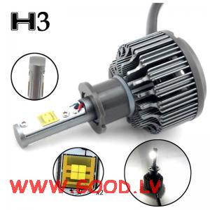 H3 LED spuldu aizvietotju komplekts