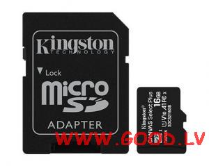 Kingston MICRO SDHC 16 GB UHS-I