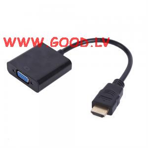 Monitora imitcija, monitor emulator New 1080P HDMI Male to VGA Female Video Converter Adapter Cable for PC DVD HDTV TV