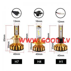 Led spuldzes H1 6000k