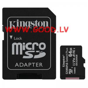 Kingston MICRO SDXC 64 GB UHS-I