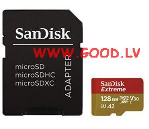 Sandisk Extreme MICRO SDXC 128 GB UHS-3