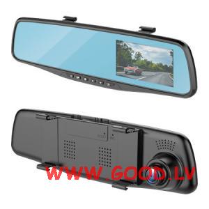 Videoreistrators spogulis ar atpakaskata ieraksta kameru