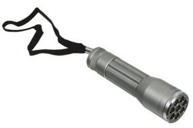  Lukturis 8xLED 1xAA Aluminium