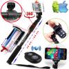 Selfiju kts (melns) , Selfie Stick Telescopic & Bluetooth 